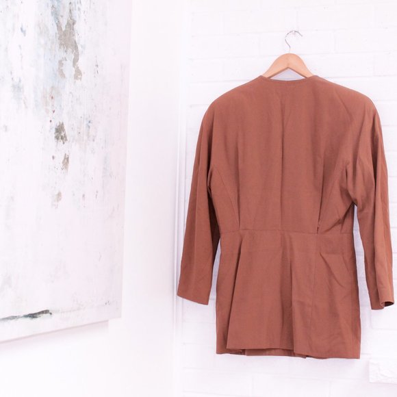 *Laurèl Brown Blazer - Picture 8 of 10